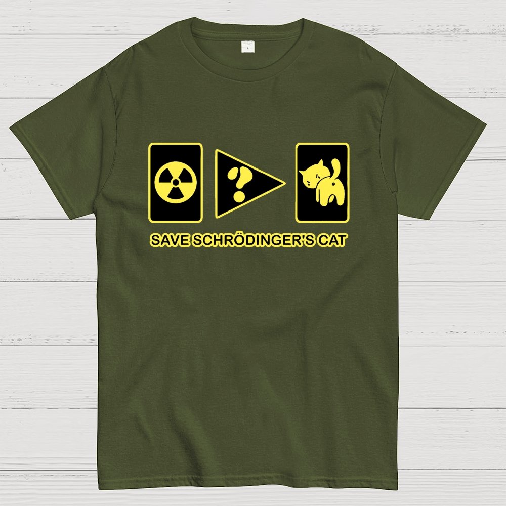 Save Schrodinger's Cat Geek T-Shirt