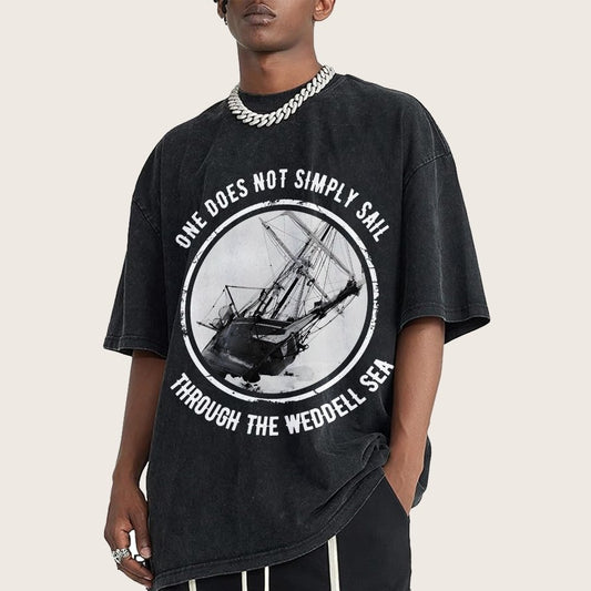 Shackleton Endurance Weddell Sea Vintage Distressed T-shirt
