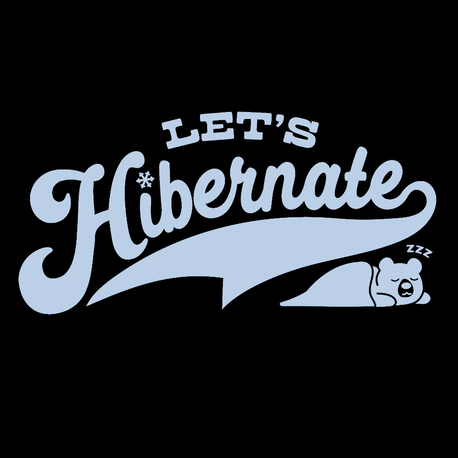 Team Bear Let's Hibernate Geek T-Shirt