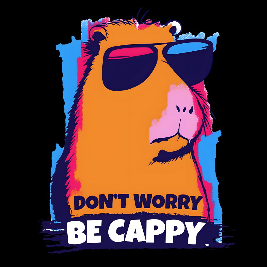 Be Cappy Don't Worry Geek T-Shirt