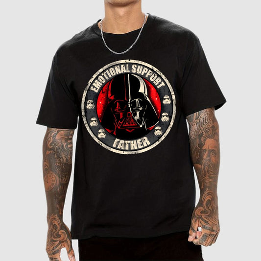 Emotional Support Father Geek T-Shirt