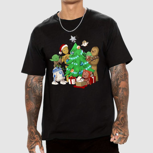 Christmas With Friends Geek T-Shirt