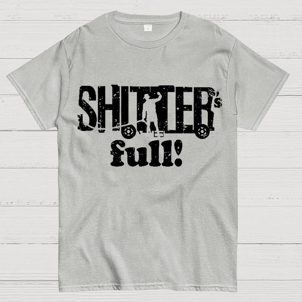 Shitter's Full! Christmas Humor Geek T-Shirt