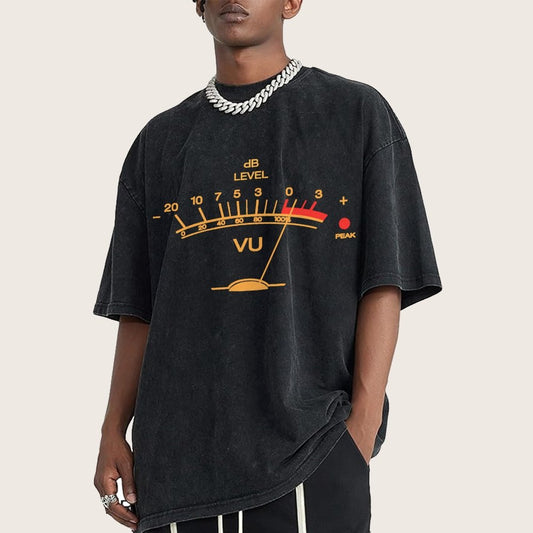 Vinyl Lovers Vintage Distressed T-shirt 2509000199