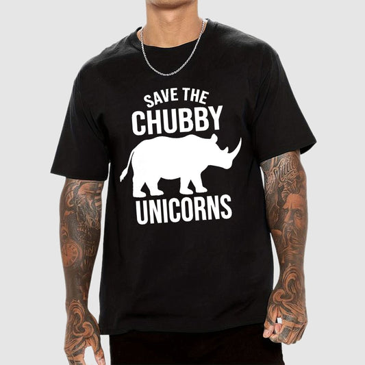Save The Chubby Unicorns Geek T-Shirt