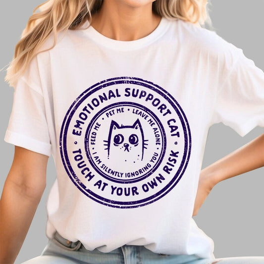 Emotional Support Cat Geek T-Shirt