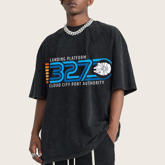 Landing Platform 327 Vintage Distressed T-shirt