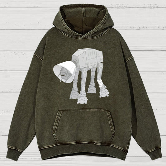 Battle Damage Vintage Distressed Hoodie