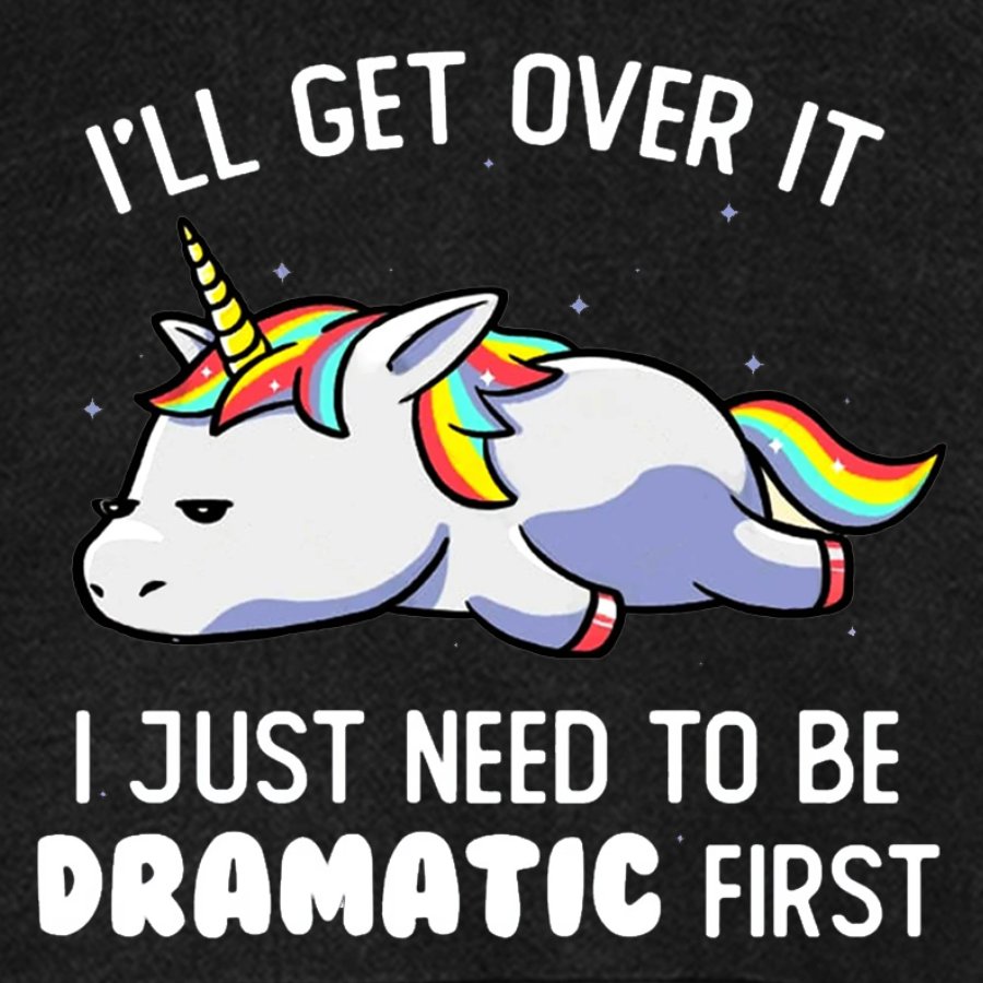 I Just Need To Be Dramatic Firat Funny Vintage Distressed Hoodie