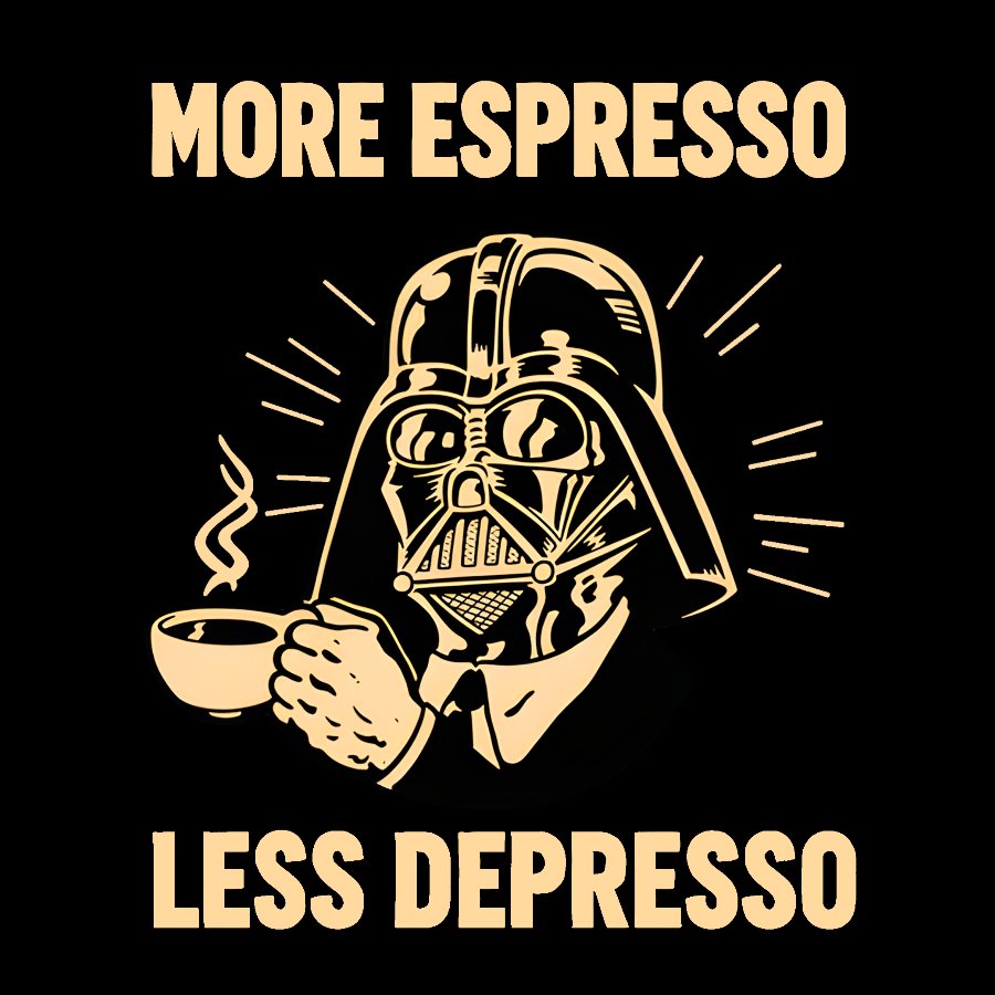 More Espresso Less Depresso Geek T-Shirt