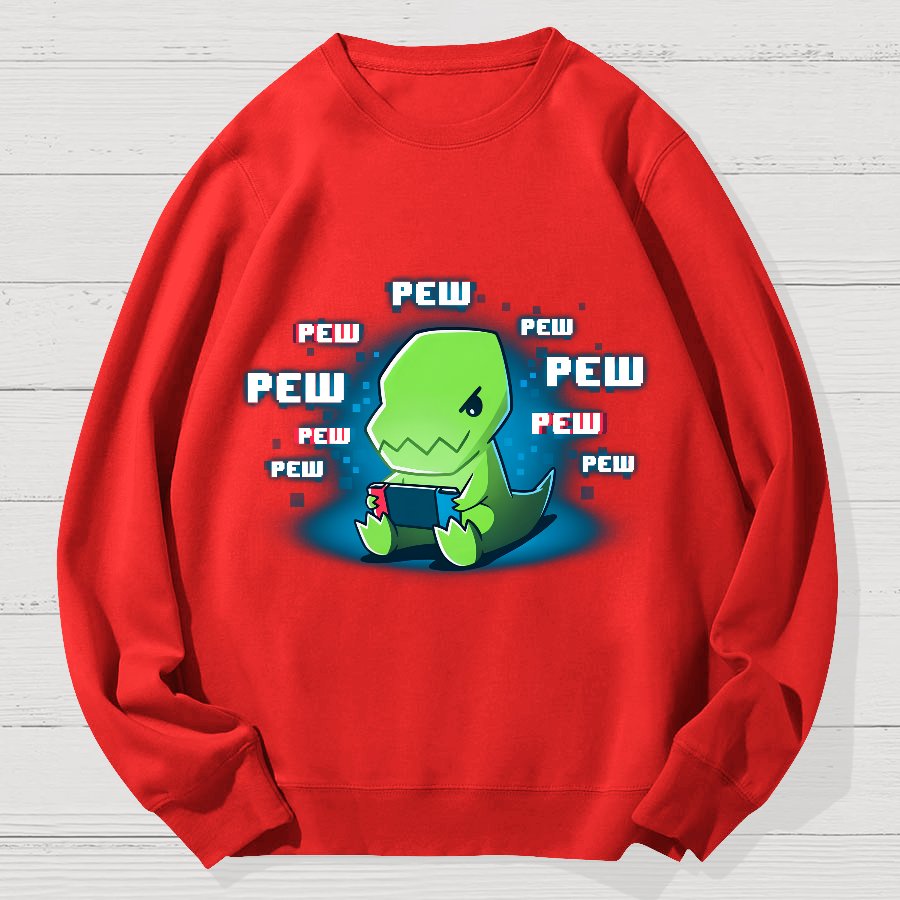 Velociraptor Geek Cotton Sweatshirt