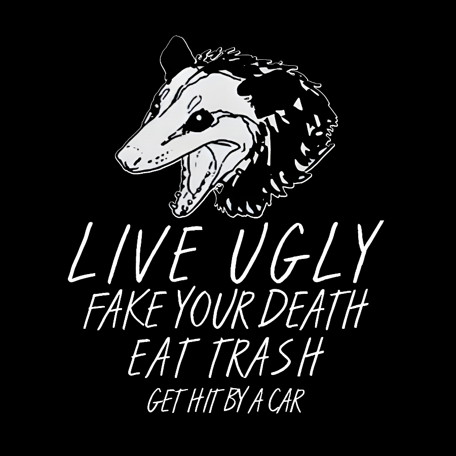 Possum Quotes Geek T-Shirt