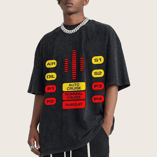 Kit Dashboard Supercar Vintage Distressed T-shirt
