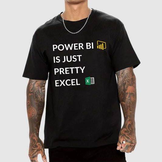 Excel VS Power BI Unisex Geek T-Shirt