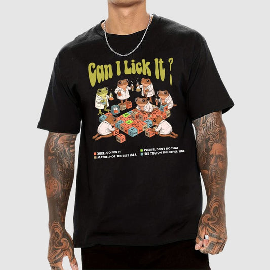 Can I Lick It Periodic Table Geek T-Shirt