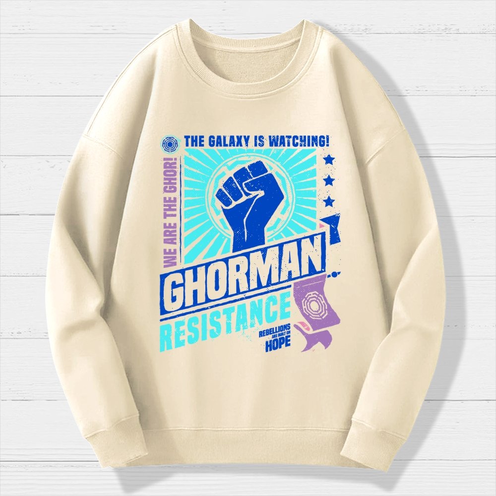 Galactic Resistance Geek Cotton Sweatshirt