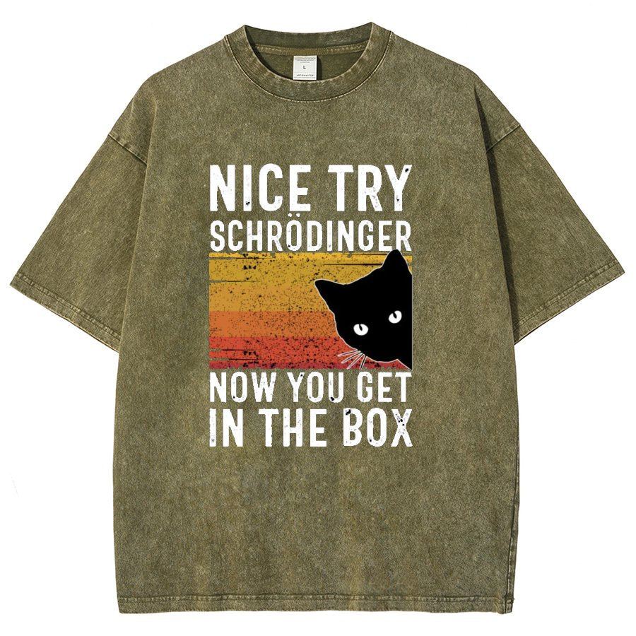 You Get Schrodinger's cat In The Box Vintage Distressed T-shirt