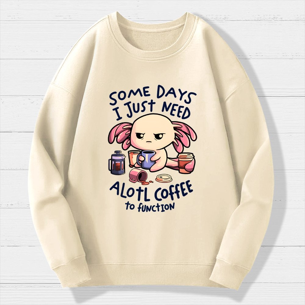Alotl Coffee Geek Cotton Sweatshirt