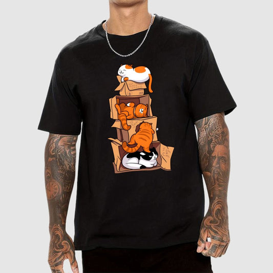 Funny Cat Geek T-Shirt 2510000738