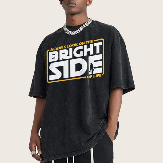 Always Look On The Bright Side Vintage Distressed T-shirt
