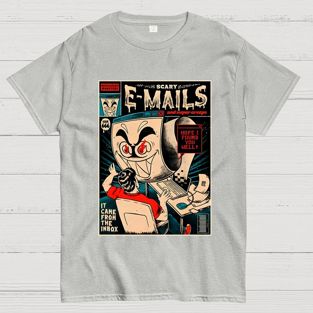 Scary E-mails Geek T-Shirt