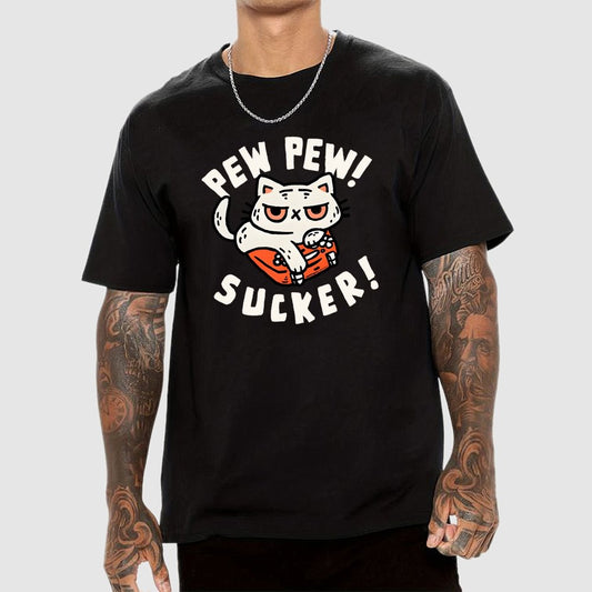Pew Pew Sucker! Unisex Geek T-Shirt
