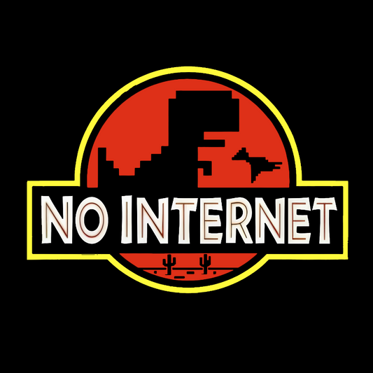 No Internet Funny Geek Cotton Sweatshirt