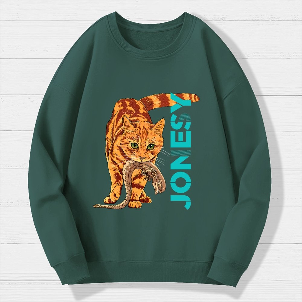 Jonesy Geek Cotton Sweatshirt
