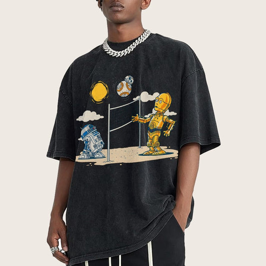 A New Serve Vintage Distressed T-shirt