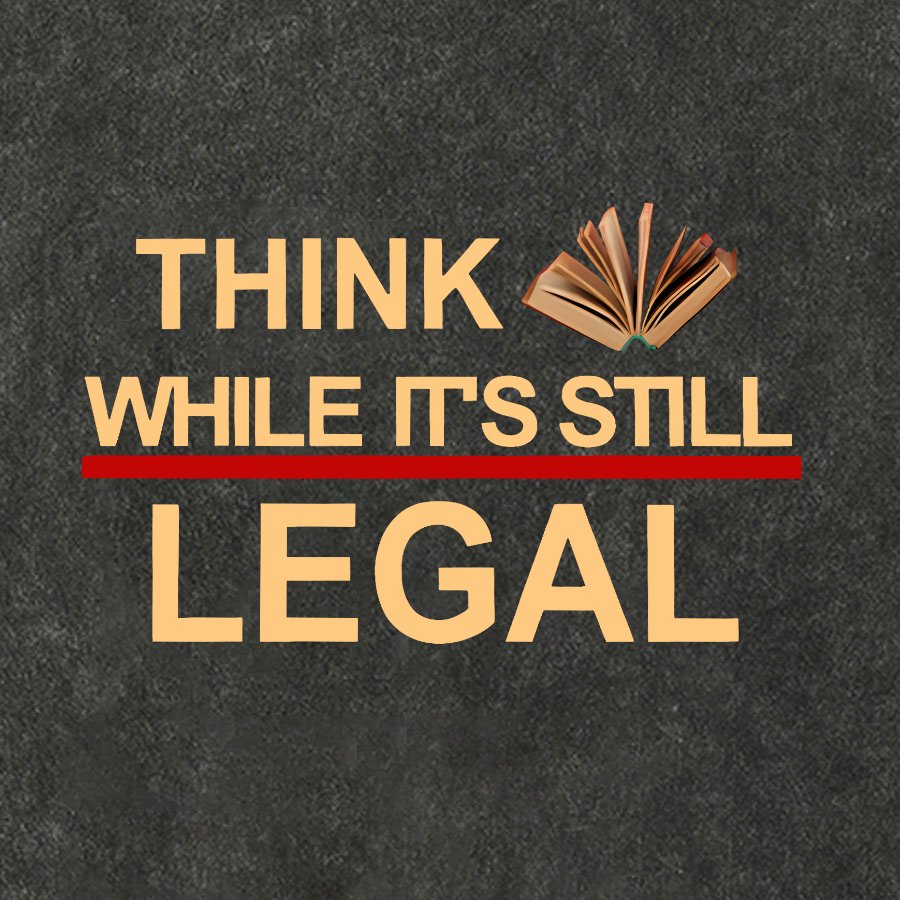 Think While Its Still Legal Vintage Distressed T-shirt