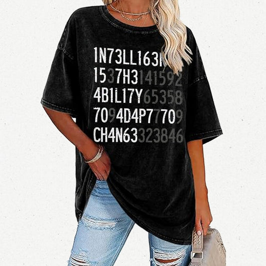 Intelligence Vintage Distressed T-shirt