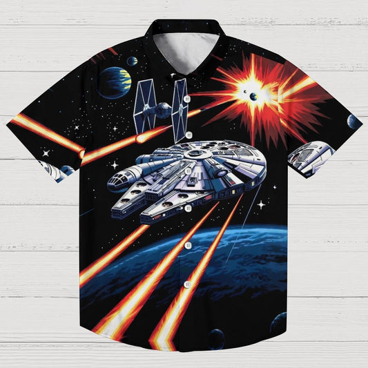 Cosmic Battle Geek Hawaiian Shirt