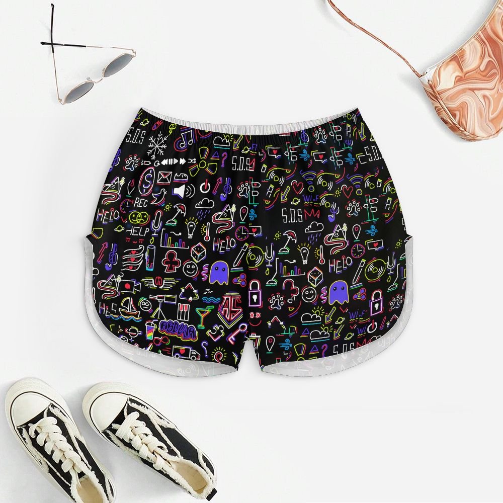 Science Game Doodle Women's Geek Suspender Cami Set