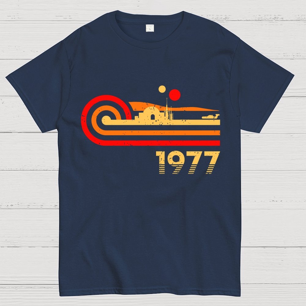 Retro Vintage Desert Planet Geek T-Shirt