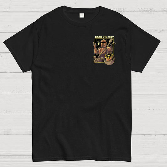 Rock Is The Way Front And Back Printing Geek T-Shirt