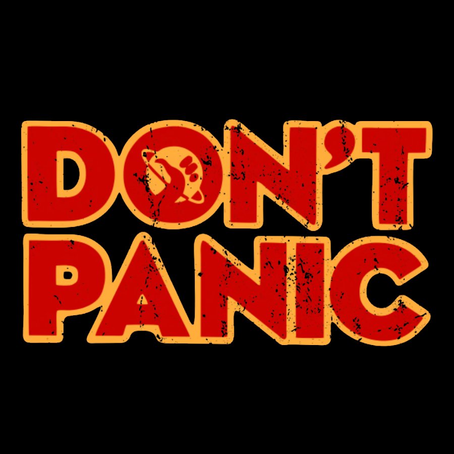 Dont Panic Washed Long Sleeve Tee