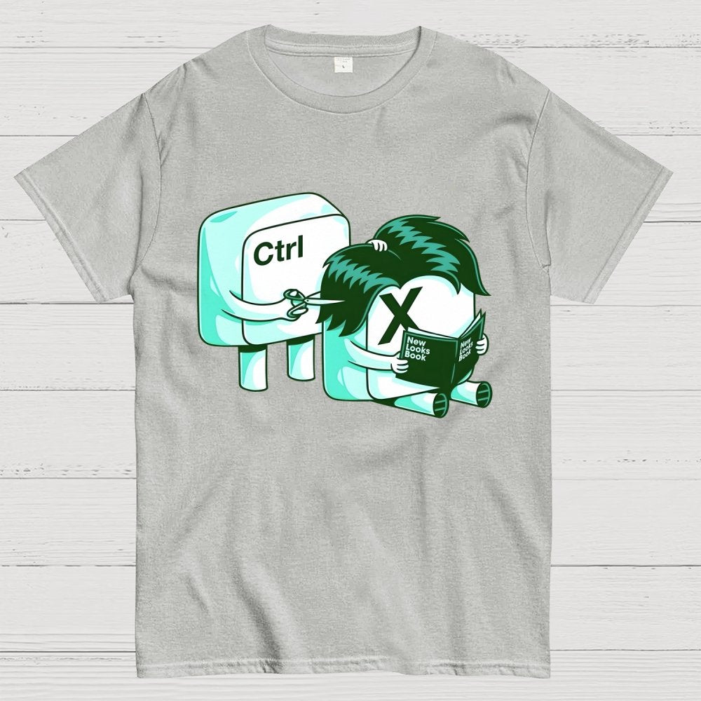 Funny Ctrl X Unisex Geek T-Shirt 2508001692