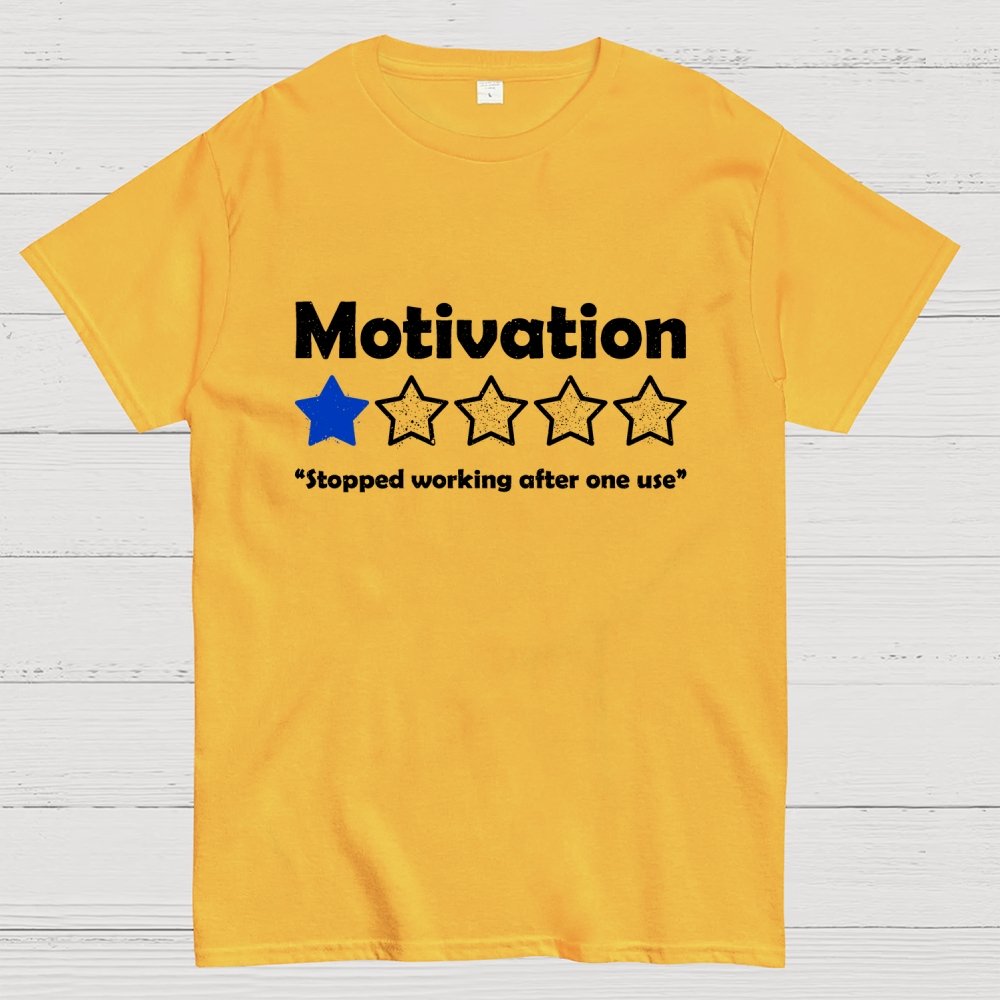Motivation Review Geek T-Shirt