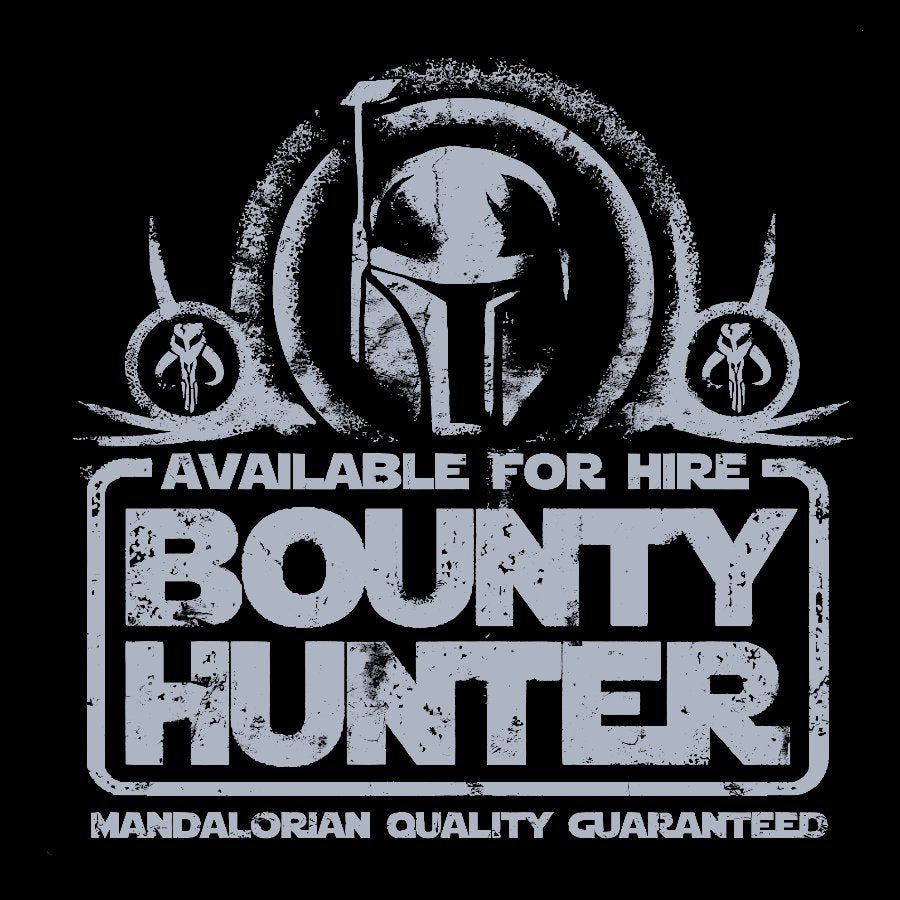 Available For Hire Bounty Hunter Geek T-Shirt