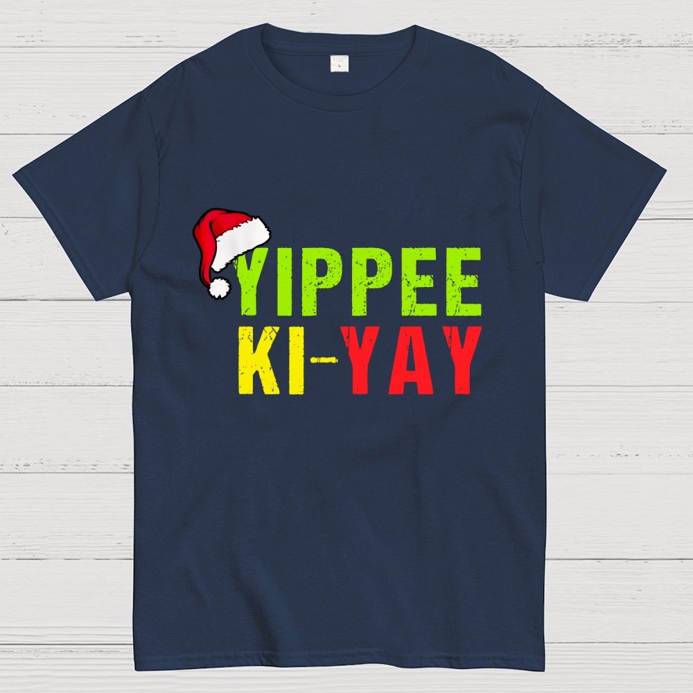 Yippee-Ki-Yay Funny Christmas Geek T-Shirt