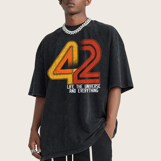42 Ultimate Secret Vintage Distressed T-shirt