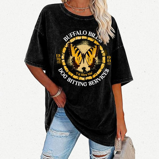 Wild Buffalo Services Vintage Distressed T-shirt