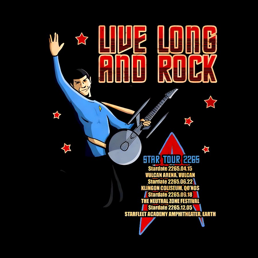 Live Long and Jam Geek T-Shirt