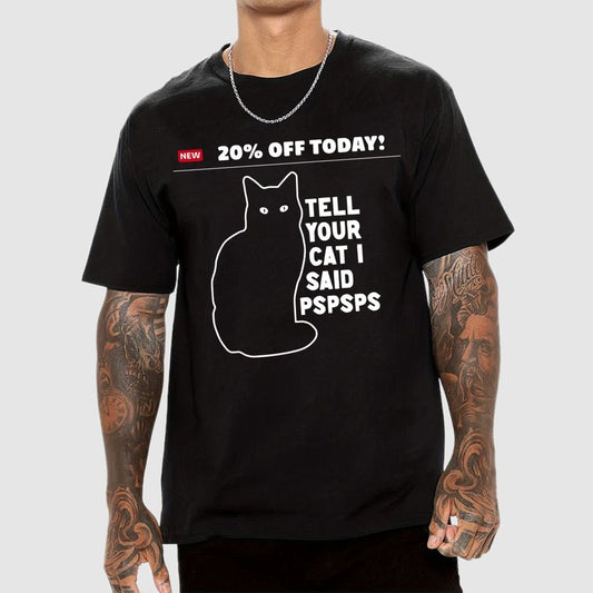Tell Your Cat Geek T-Shirt