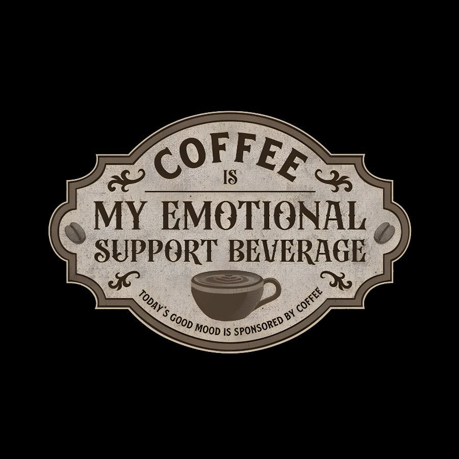 My Emotional Support Beverage Geek T-Shirt
