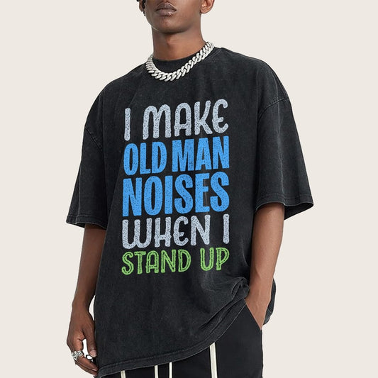 Old Man Noises Vintage Distressed T-shirt