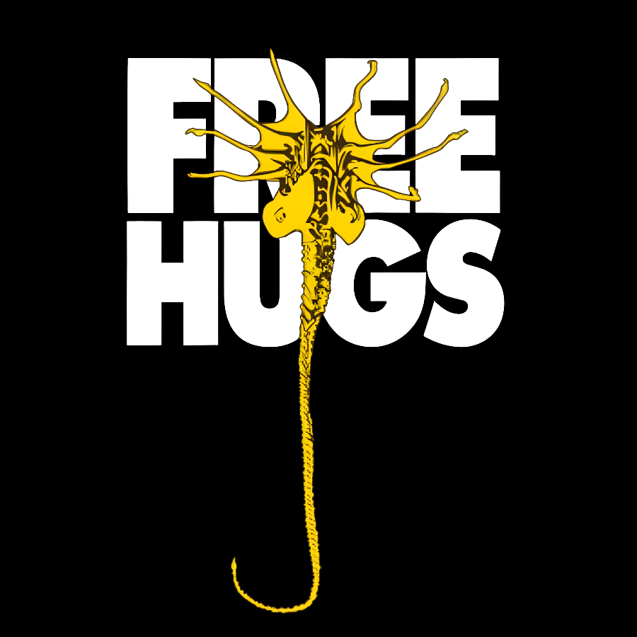 Free Hugs Alien Geek T-Shirt