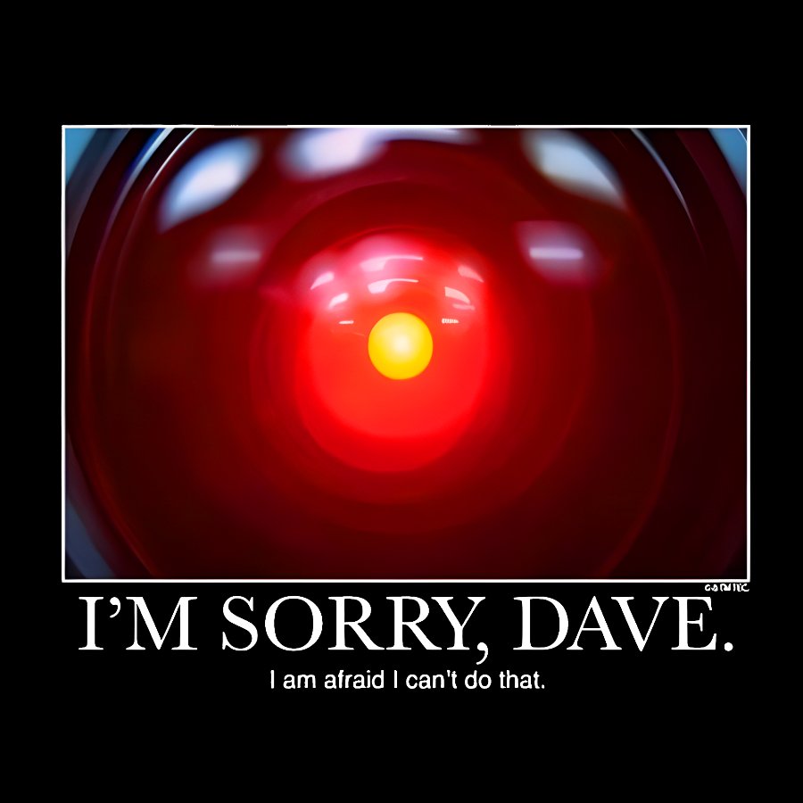 I'm Sorry Dave. I'm Afraid I Can't Do That Geek T-Shirt
