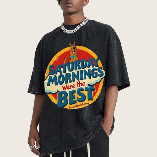 80s Saturday Morning Vintage Distressed T-shirt