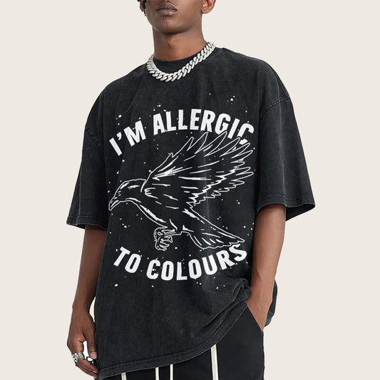 Im Allergic To Colours Vintage Distressed T-shirt